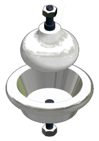 SET POUR CHEVILLES - LARGE - 2 MOULES (BAT980)