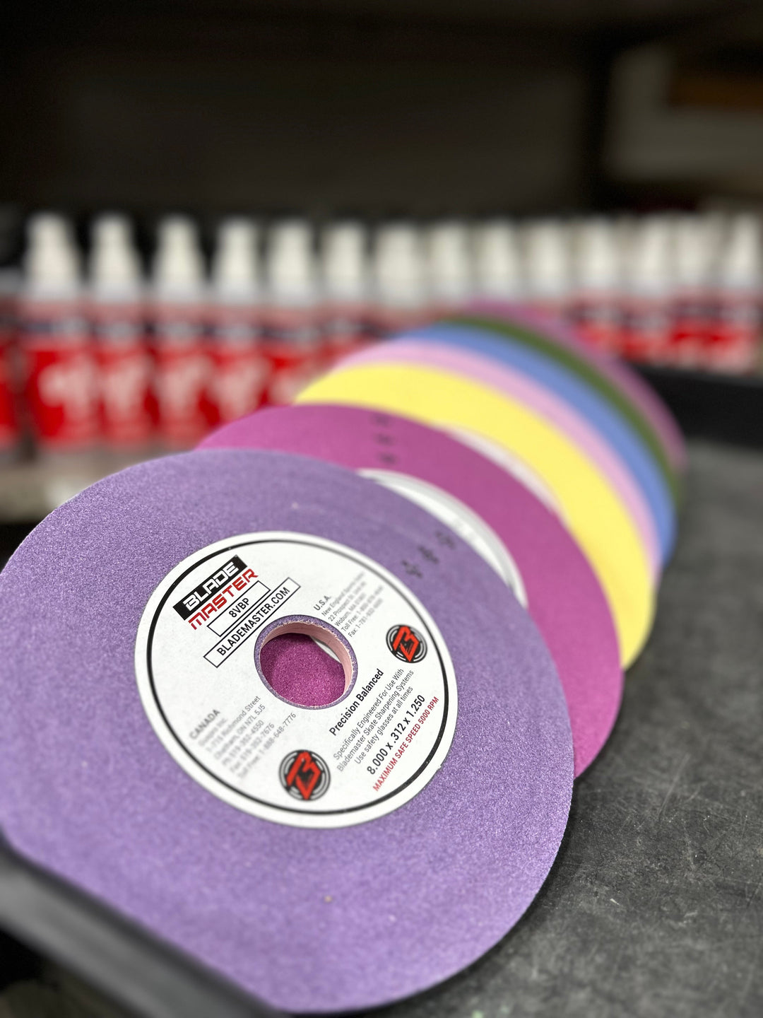 Blademaster 8" grinding wheels