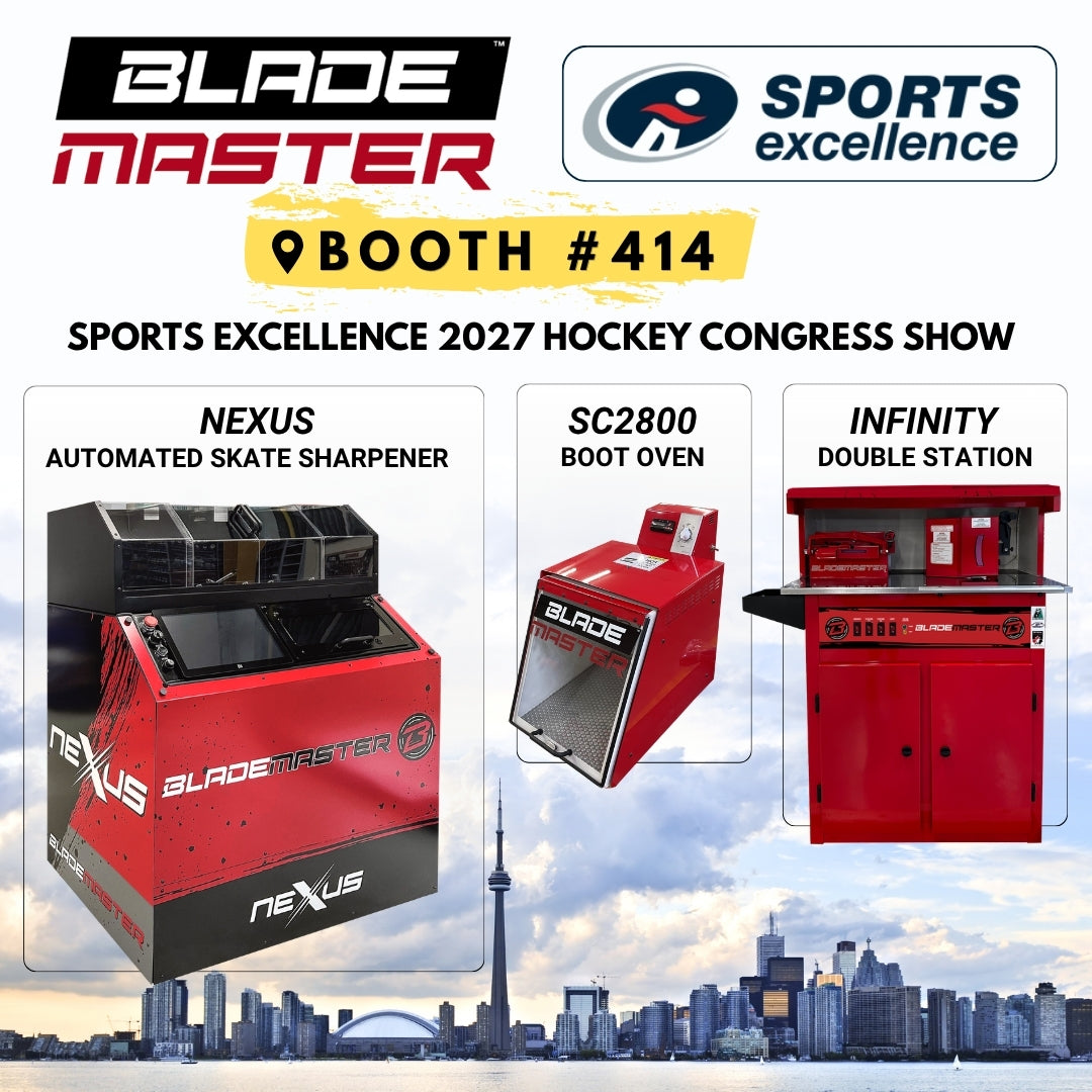 Blademaster at the Sports Excellence 2027 Hockey Congress, October 14–16 at the Toronto Congress Centre.
