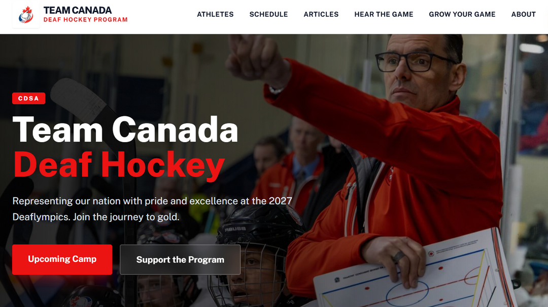 Blademaster Supports Team Canada Deaf Hockey on the Road to the 2027 Deaflympics