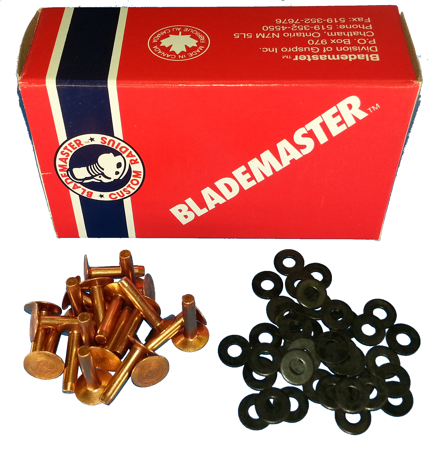 COPPER RIVET - 1 - #11 - 100/PKG (7111000CR) – Blademaster