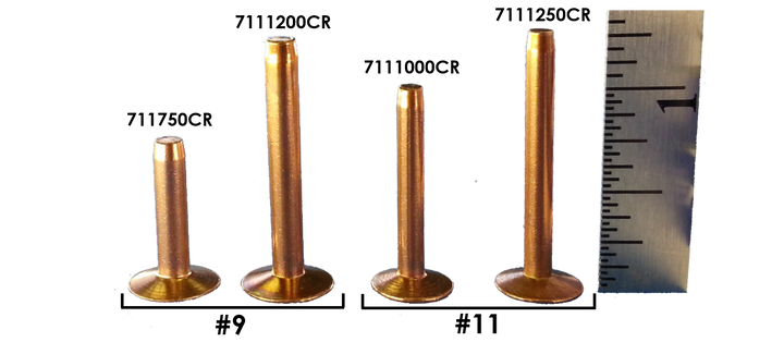 COPPER RIVET - 1-1/4 - #11 - 100/PKG (7111250CR)