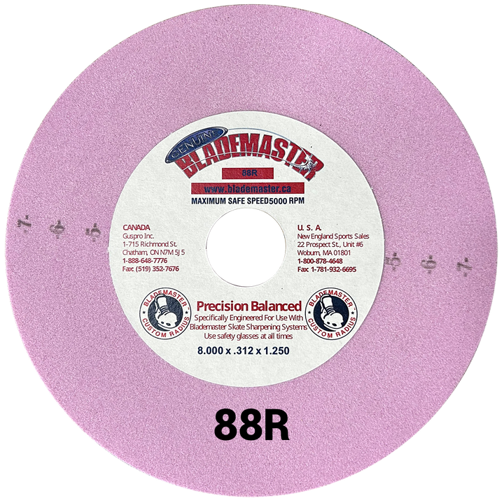 8" SKATE SHARPENING grinding wheel pink