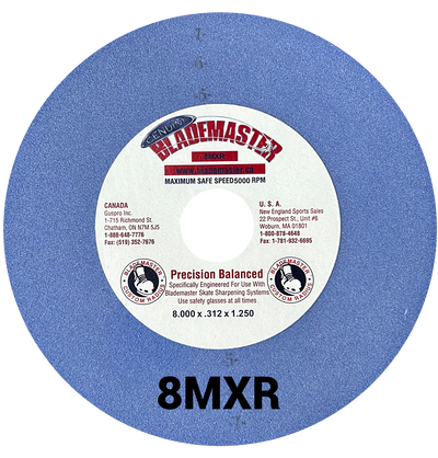 8" SKATE SHARPENING GRINDING WHEEL (BLUE)