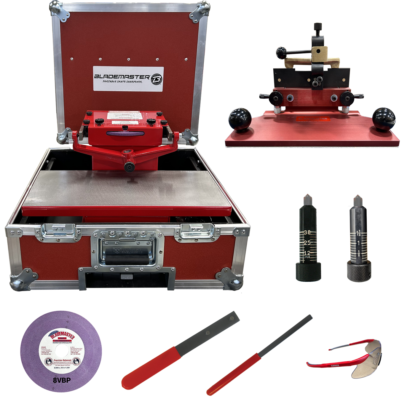 Travel Skate Sharpener Bundle with SH2000 Skate Holder