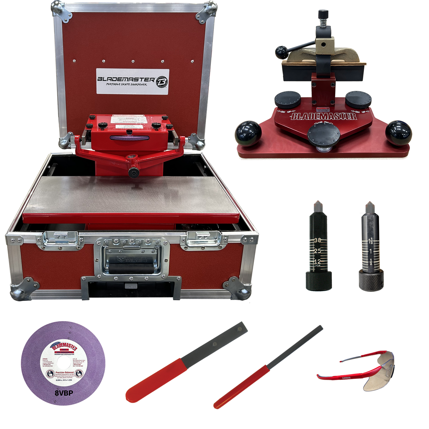 Travel Skate Sharpener Bundle with SH6000 Skate Holder