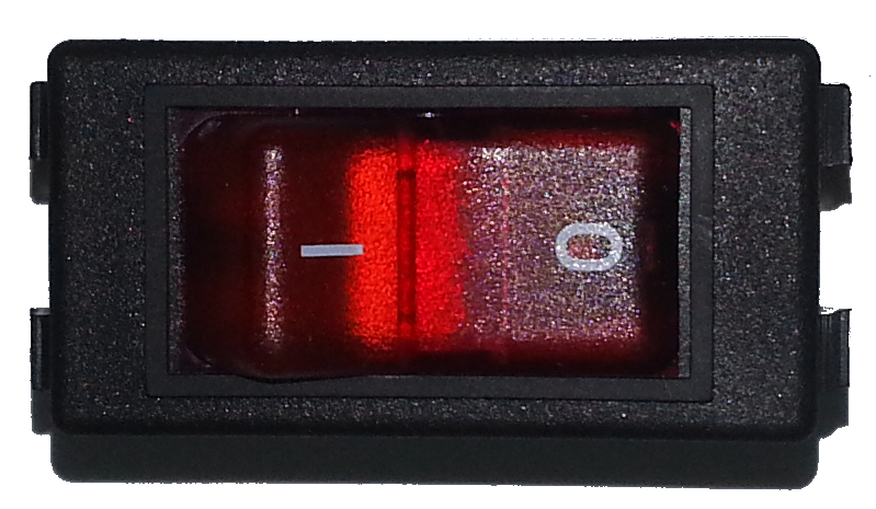 Toggle Switch 15 Amp Lighted Red TSM2011