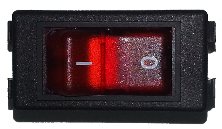 Toggle Switch 15 Amp Lighted Red TSM2011