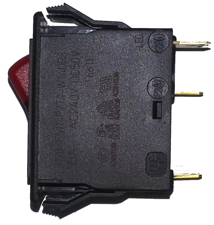 Toggle Switch 15 Amp Lighted Red TSM2011