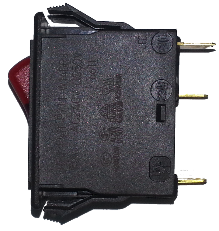 Toggle Switch 15 Amp Lighted Red TSM2011