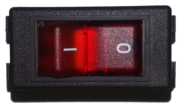Toggle Switch 10 Amp Lighted Red TSM2012
