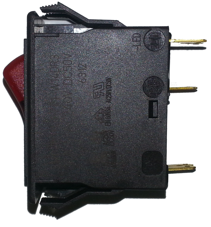 Toggle Switch 10 Amp Lighted Red TSM2012