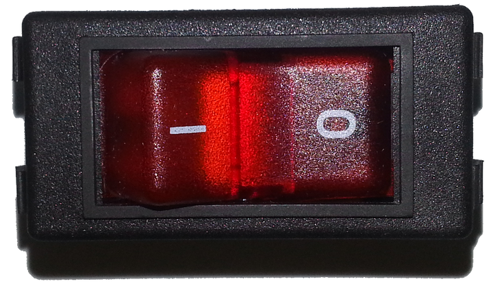 Toggle Switch 7 Amp Lighted Red TSM2013
