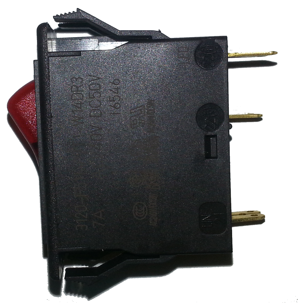 Toggle Switch 7 Amp Lighted Red TSM2013