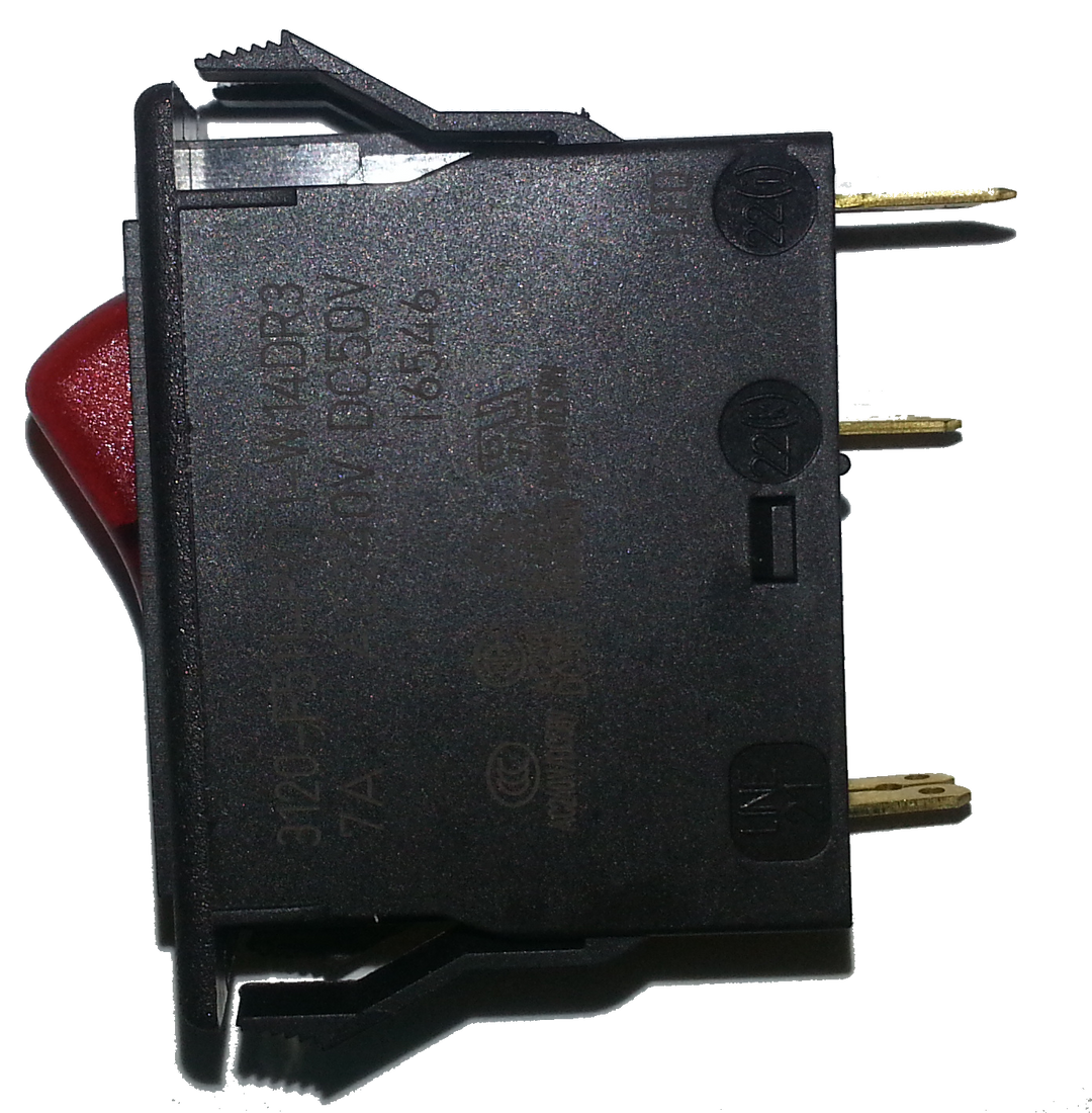 Toggle Switch 7 Amp Lighted Red TSM2013