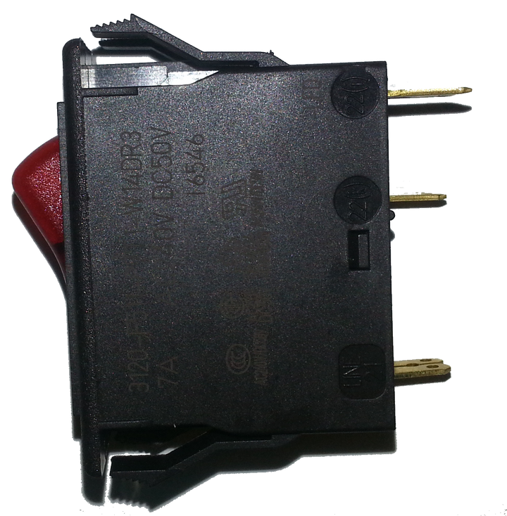 Toggle Switch 7 Amp Lighted Red TSM2013