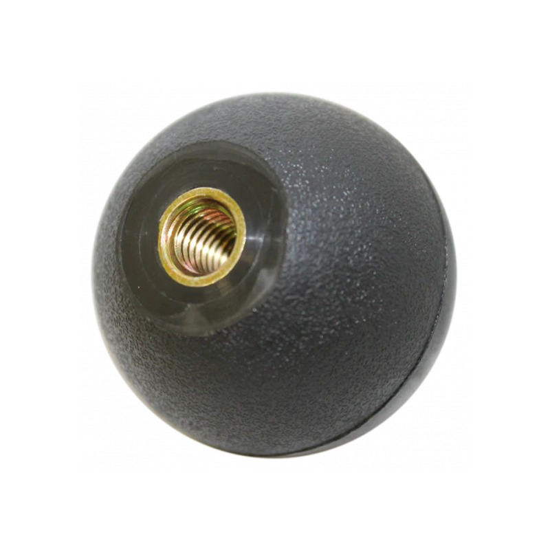 BLACK PHENOLIC BALL KNOB (TSM7118T)