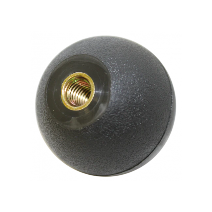 BLACK PHENOLIC BALL KNOB (TSM7118T)