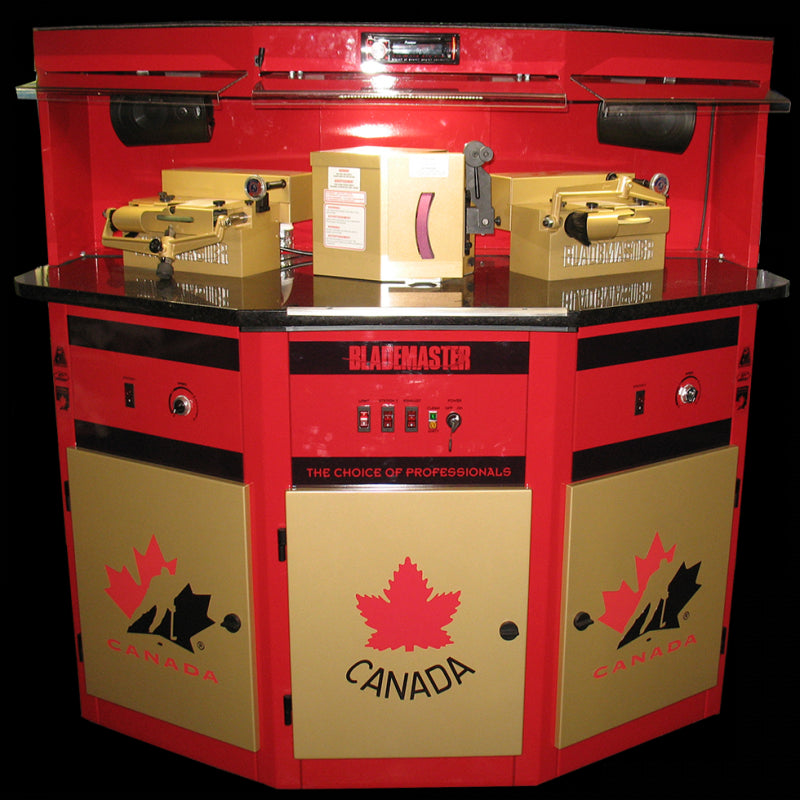 Hockey Canada custom 3 station machine