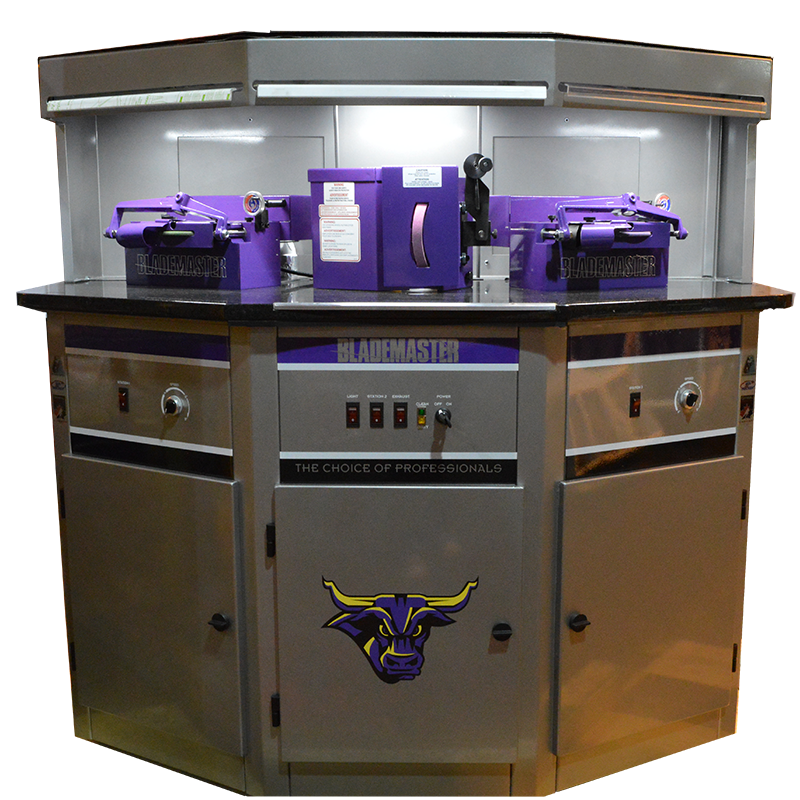 Minnesota State University custom 3 station machine