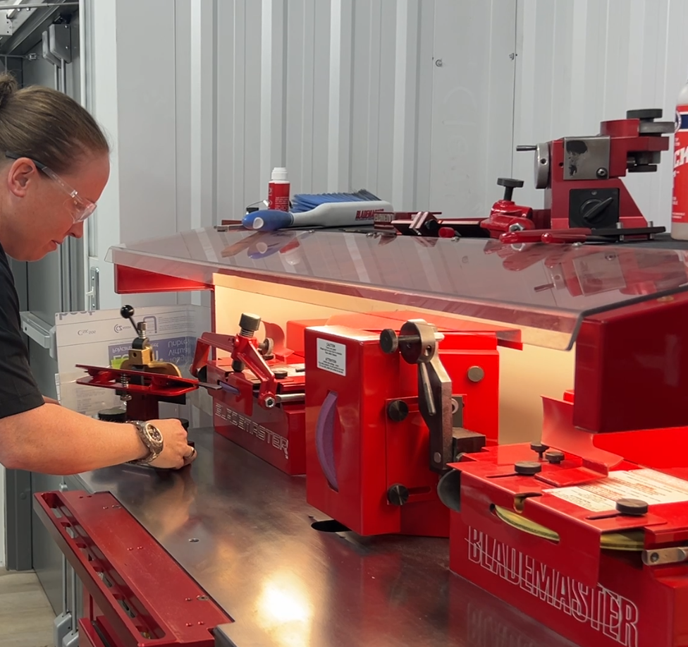 training in Blademaster skate lab